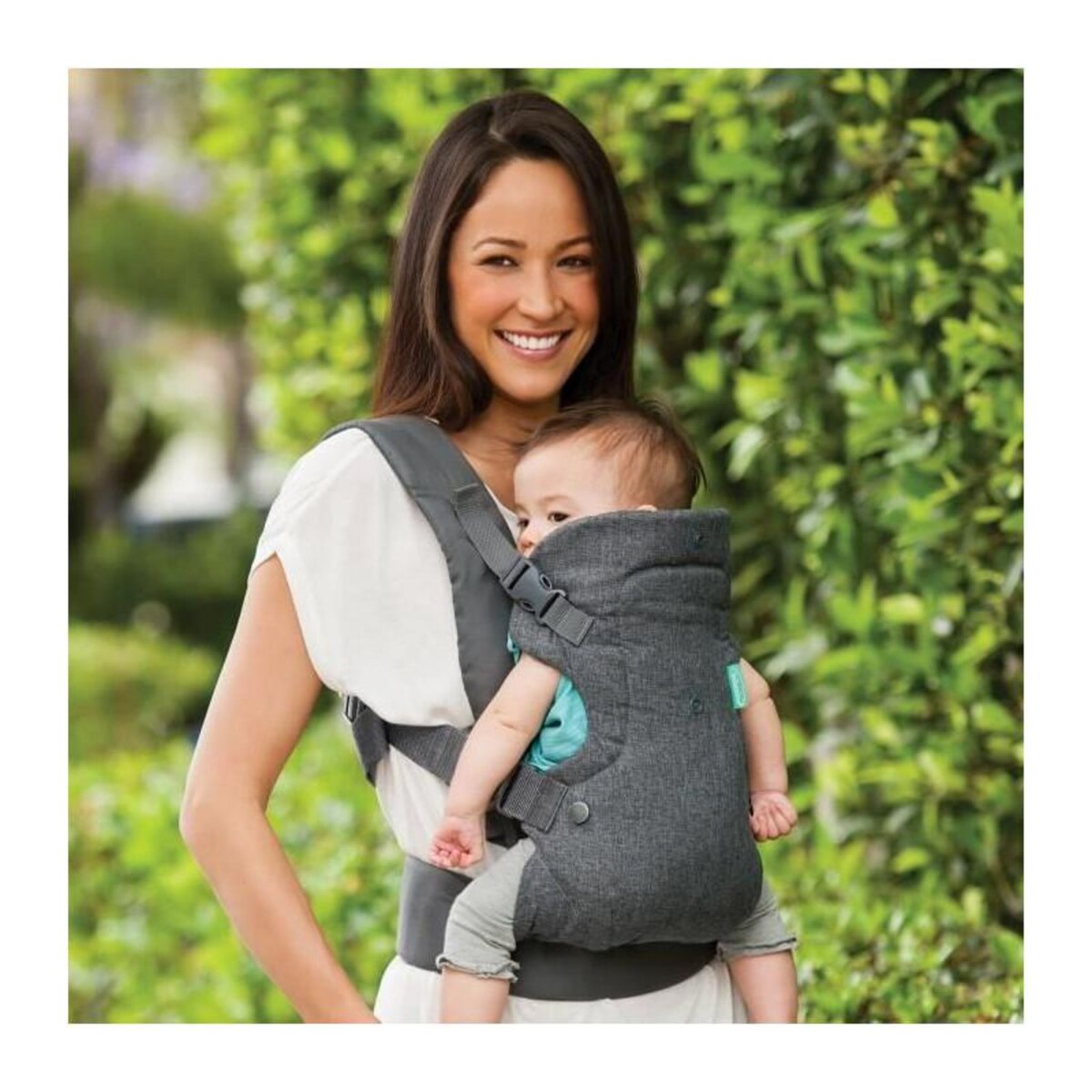INFANTINO Porte bébé Flip ergonomique 4 en 1 gris - INFANTINO - Flip ergonomique 4 en 1 - Polyester - De 3,6 a 14,5 kg