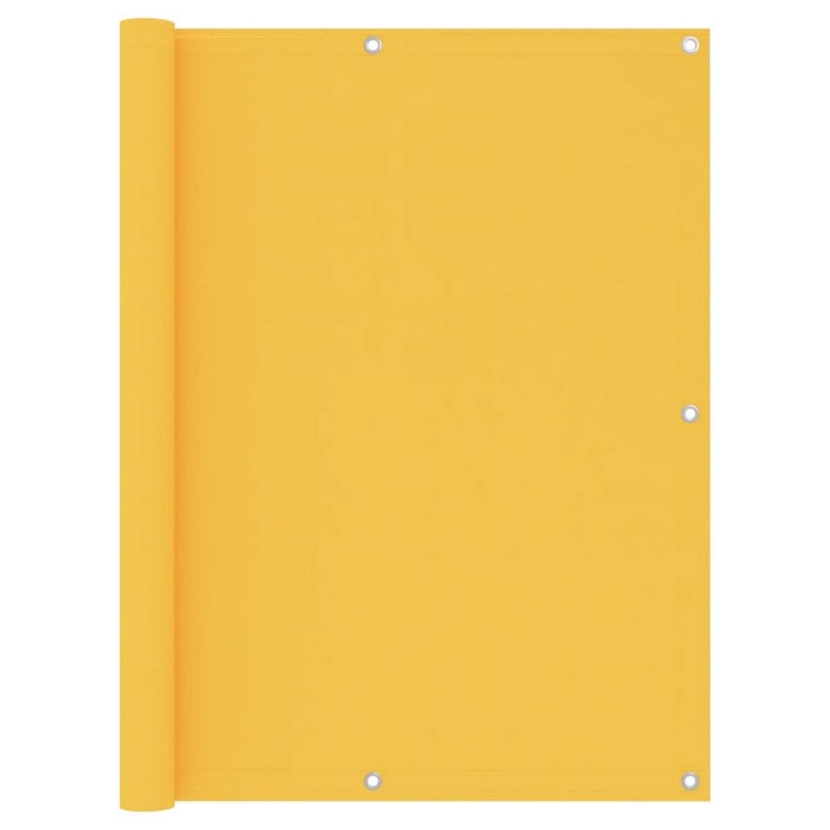 VIDAXL Ecran de balcon Jaune 120x300 cm Tissu Oxford