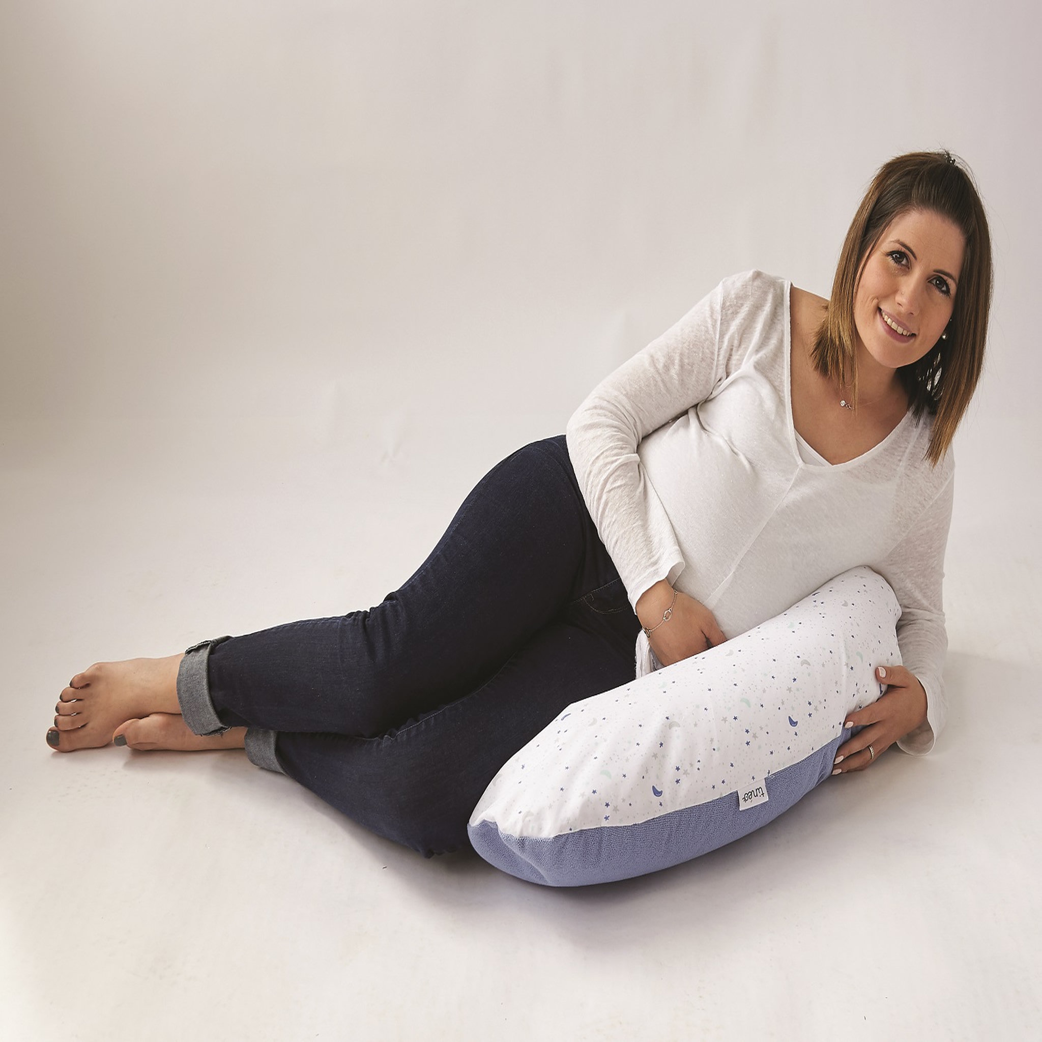 Voir la diapositive 3 : TINEO Coussin de maternité évolutif Multirelax - éponge microfibre