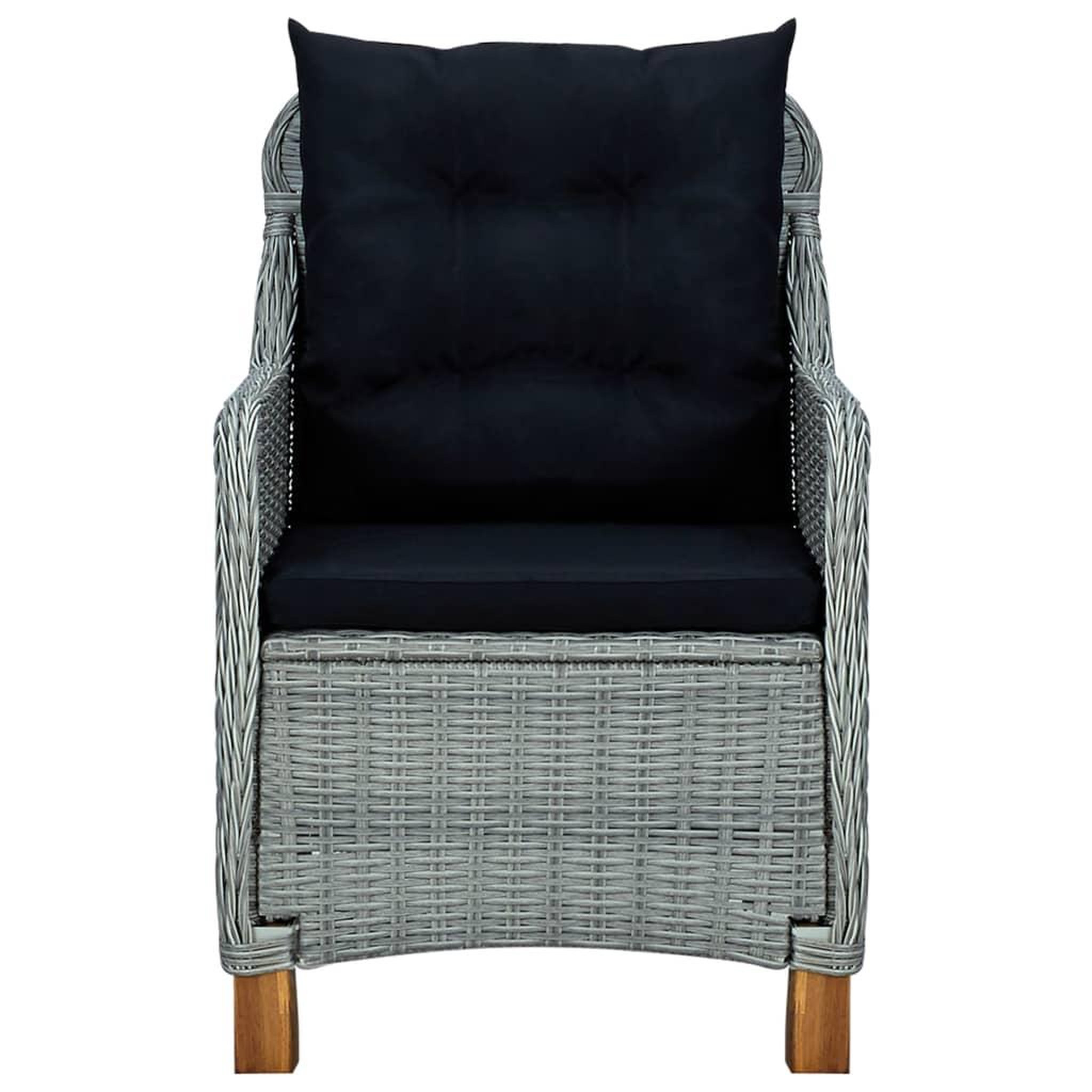 Voir la diapositive 4 : VIDAXL Chaises de jardin avec coussins lot de 2 Resine tressee