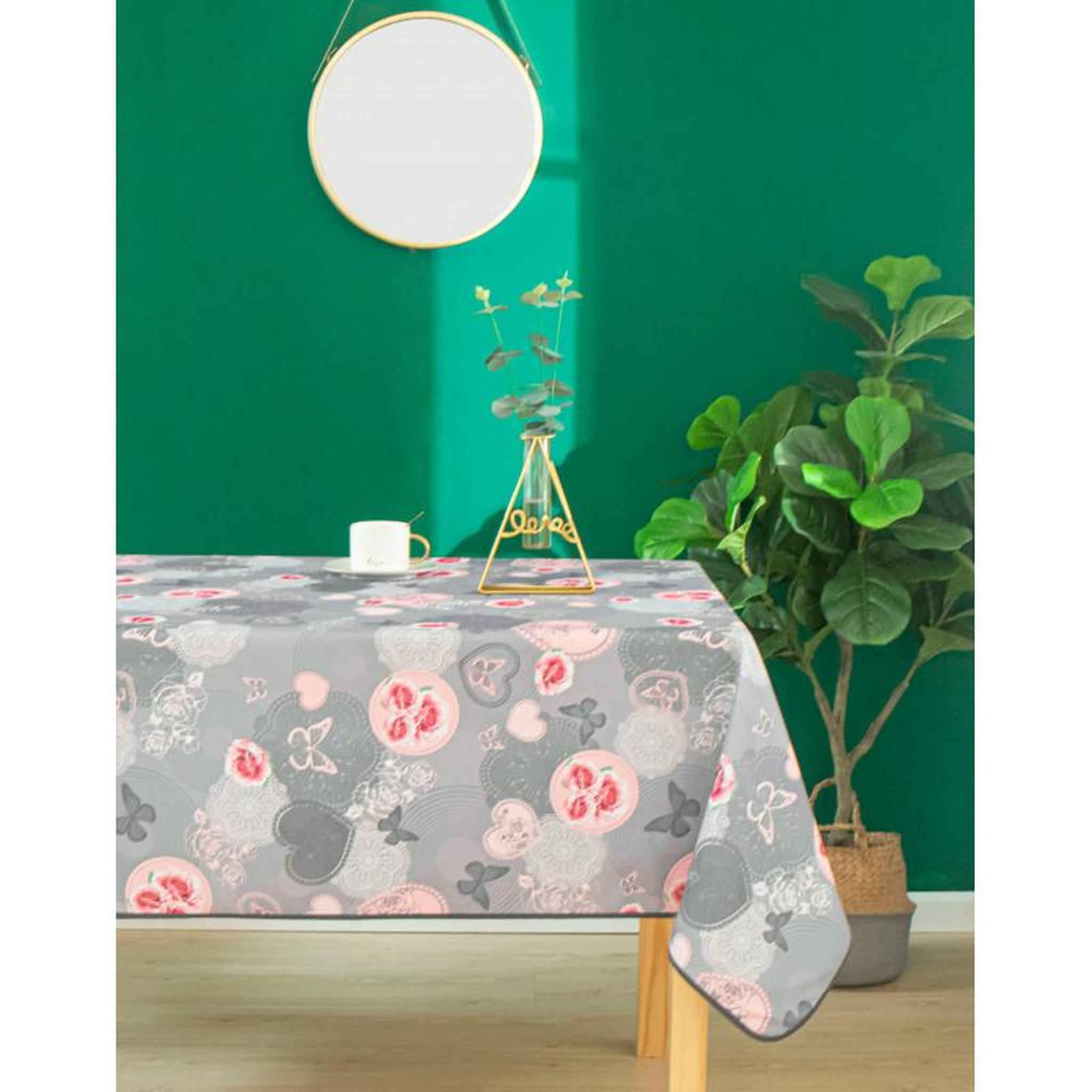 UNIVERS DECOR Nappe anti tache rectangulaire  suzy  145 x 300 cm (8 à 12 couverts) -  -