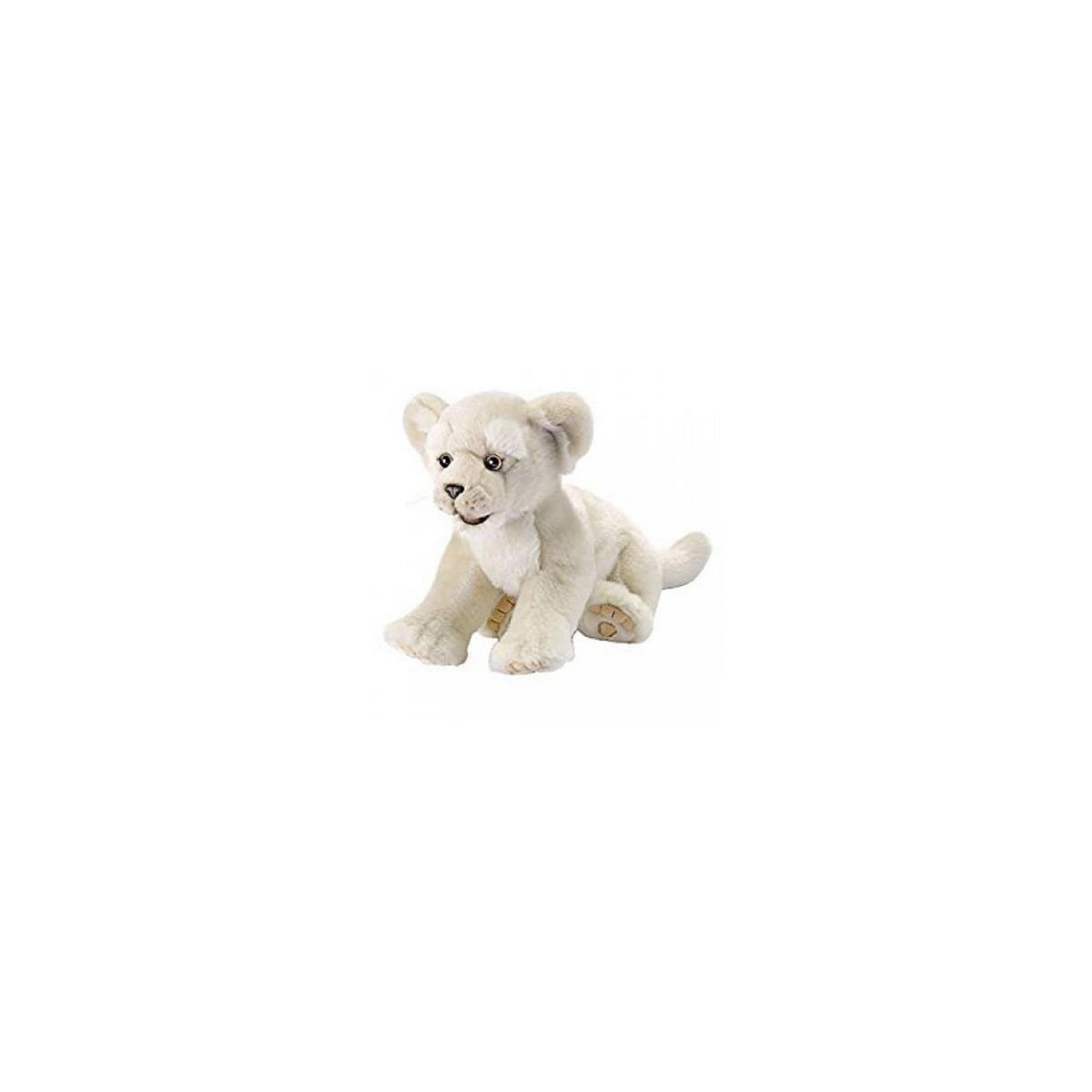 Anima Lionceau blanc couché 32cm
