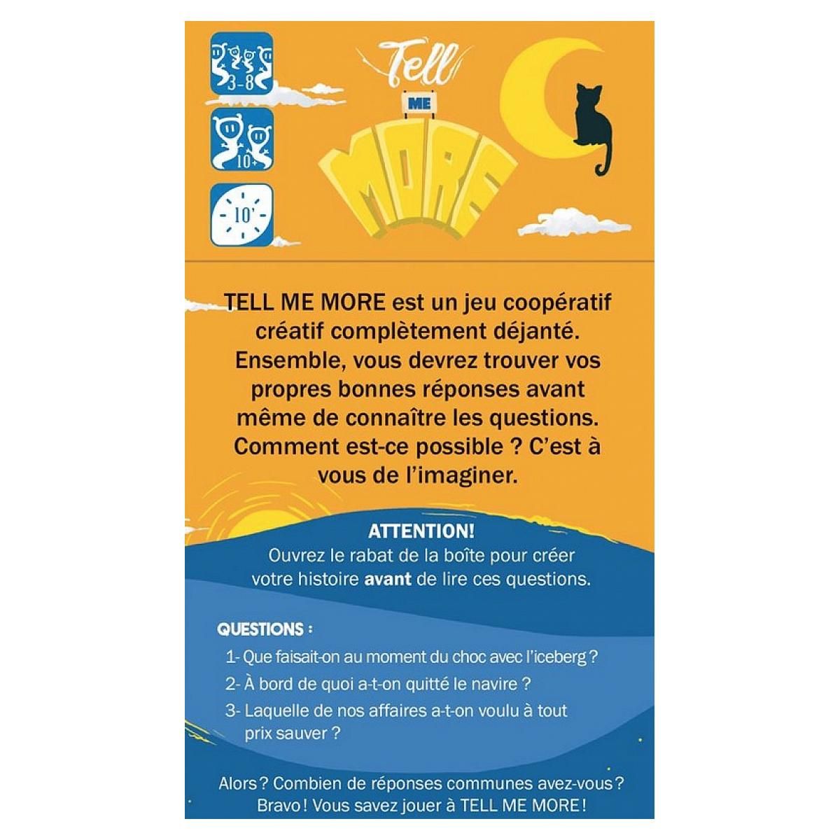 Asmodee Tell me more le jeu de societe