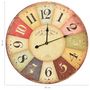 Voir la diapositive 6 : VIDAXL Horloge murale vintage Coloree 60 cm