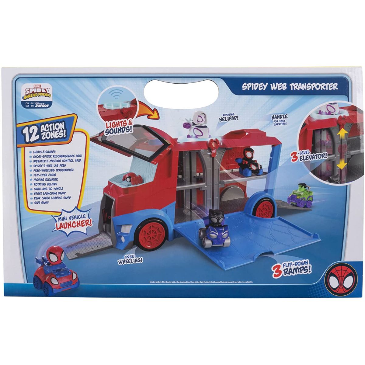 JAZWARES Véhicule de transport Camion - Marvel's Spidey et ses Amazing Friends
