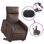 Voir la diapositive 5 : VIDAXL Fauteuil inclinable de massage Marron Similicuir