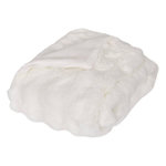 ATMOSPHERA Plaid Imitation Fourrure 3D  Zephy  120x160cm Blanc