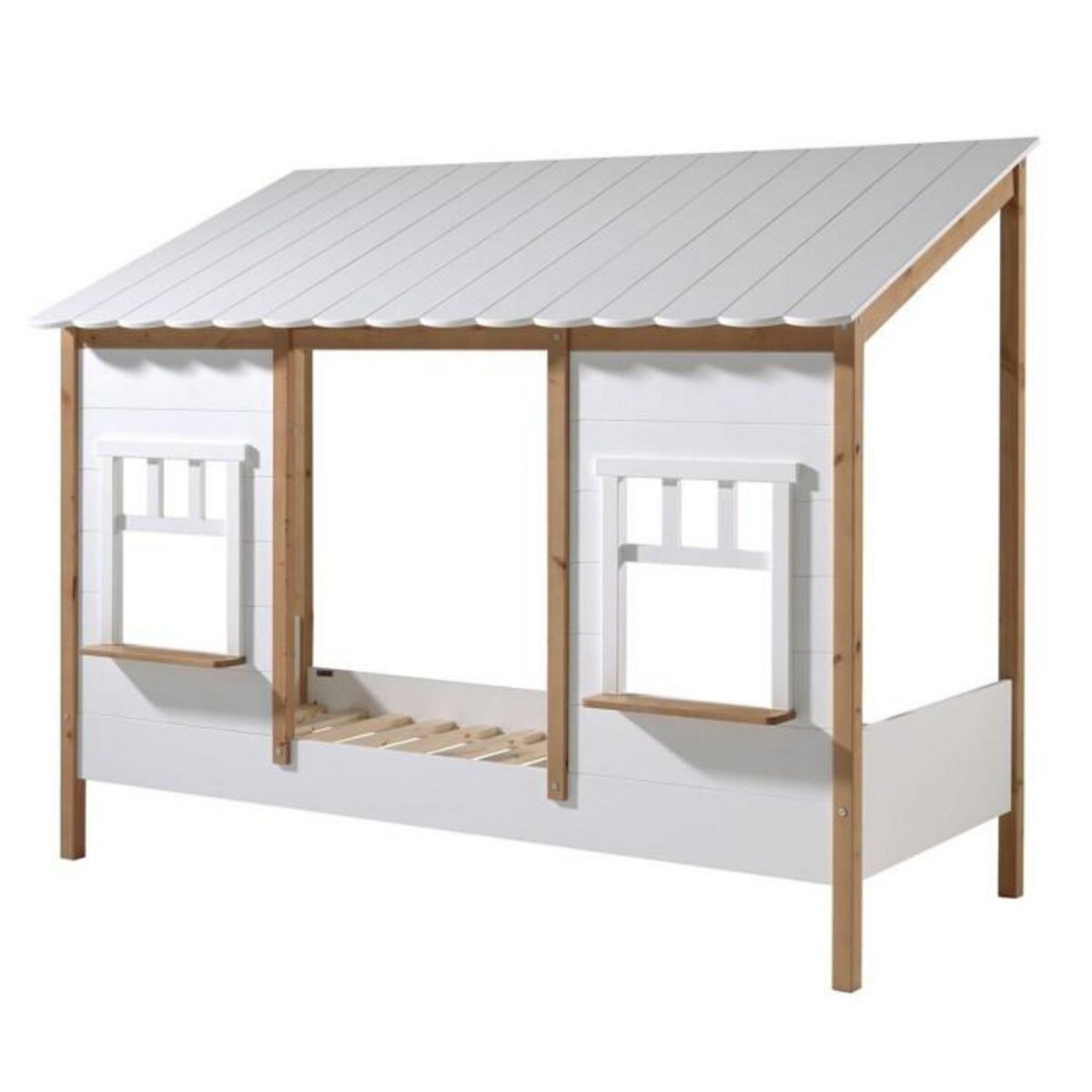 Paris Prix Lit Cabane Enfant  Housebed IV  90x200cm Blanc
