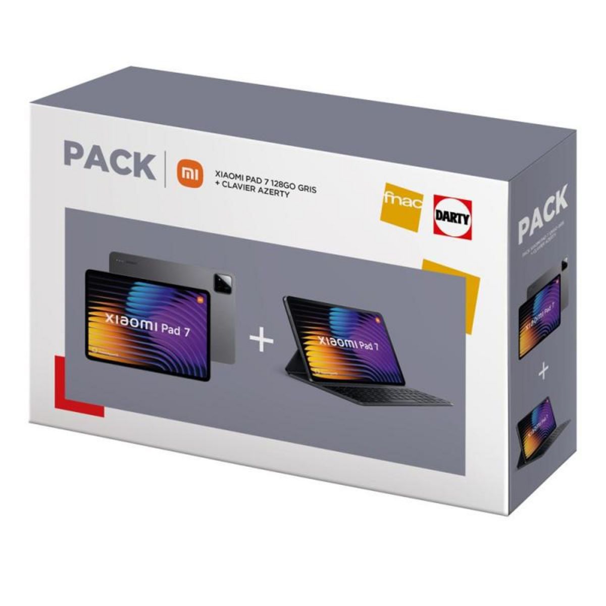XIAOMI Pack Tablette Tactile Xiaomi Pad 7 11,2 Wifi 128 Go Gris + Clavier Azerty