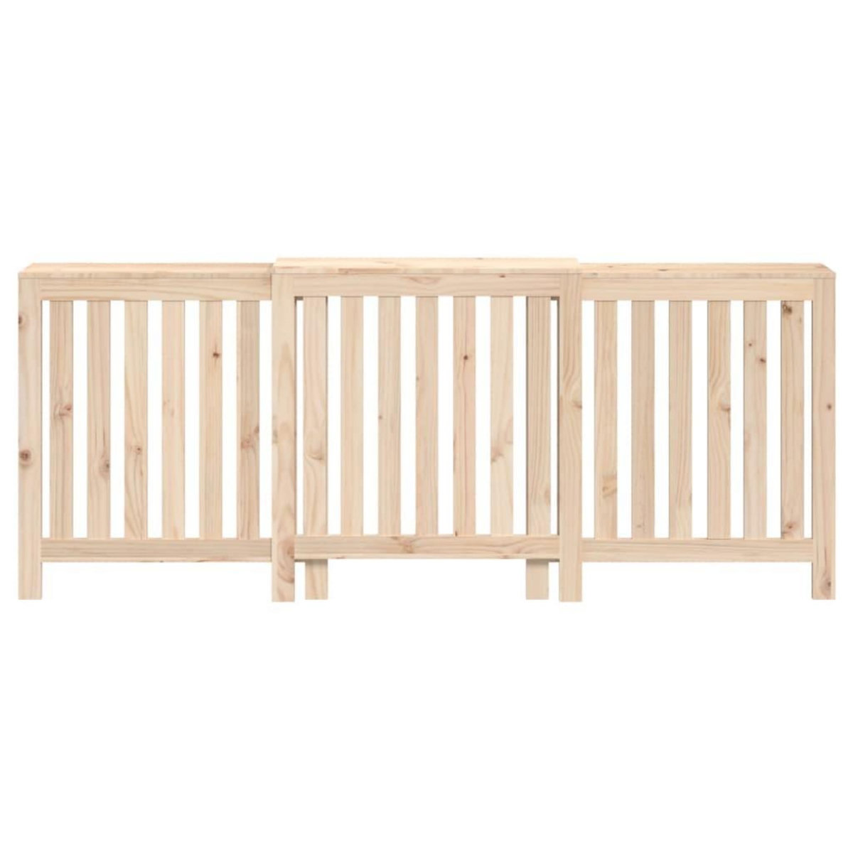 VIDAXL Cache-radiateur 210x21x85 cm Bois massif de pin