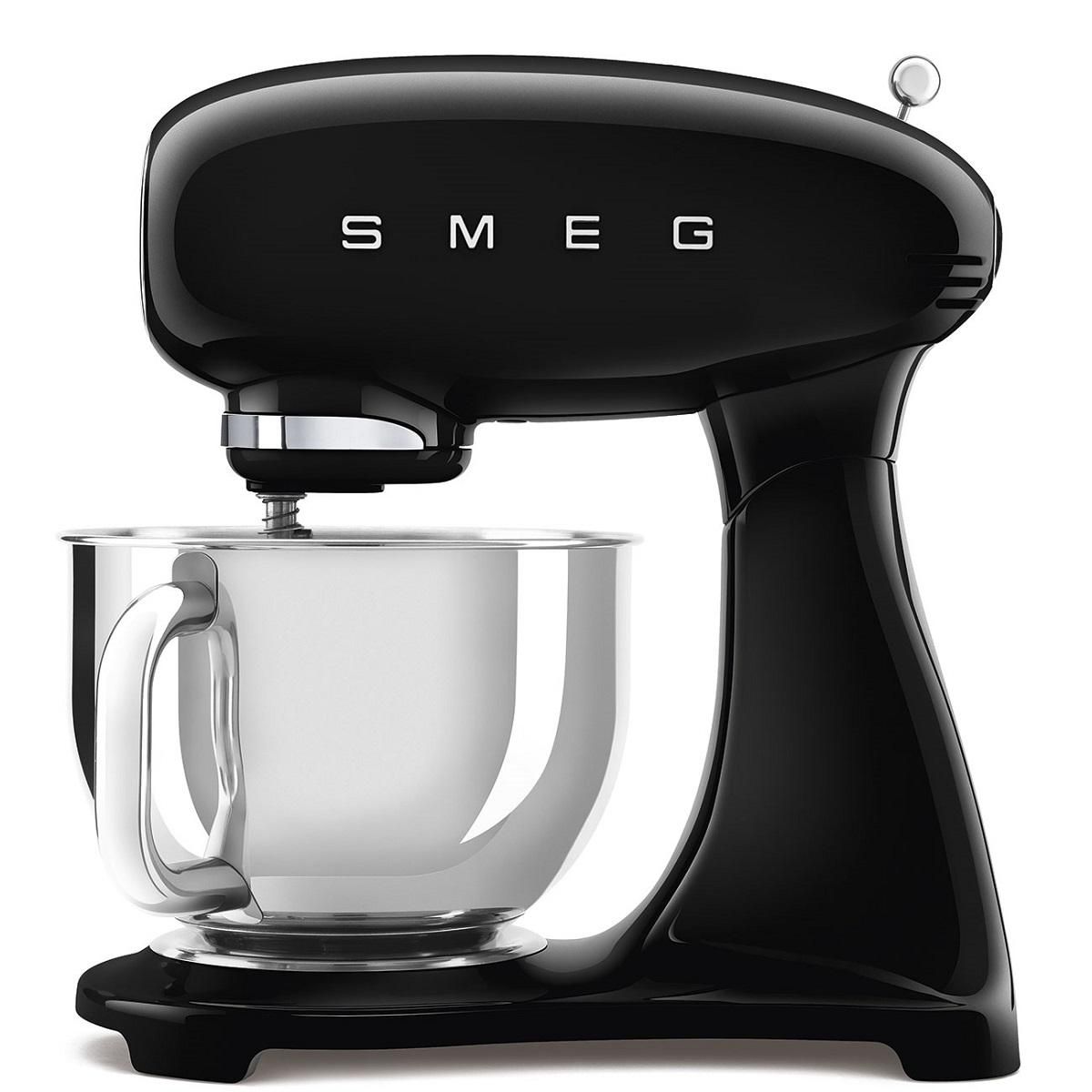SMEG Robot pâtissier multifonctions 4.8l 1000w noir - SMF05BLEU