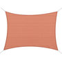 Voir la diapositive 1 : HOMCOM Voile d'ombrage rectangulaire 4 x 6 m toile solaire taud de soleil brique terracotta