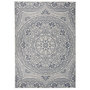 Voir la diapositive 1 : VIDAXL Tapis a tissage plat d'exterieur 140x200 cm Motif bleu