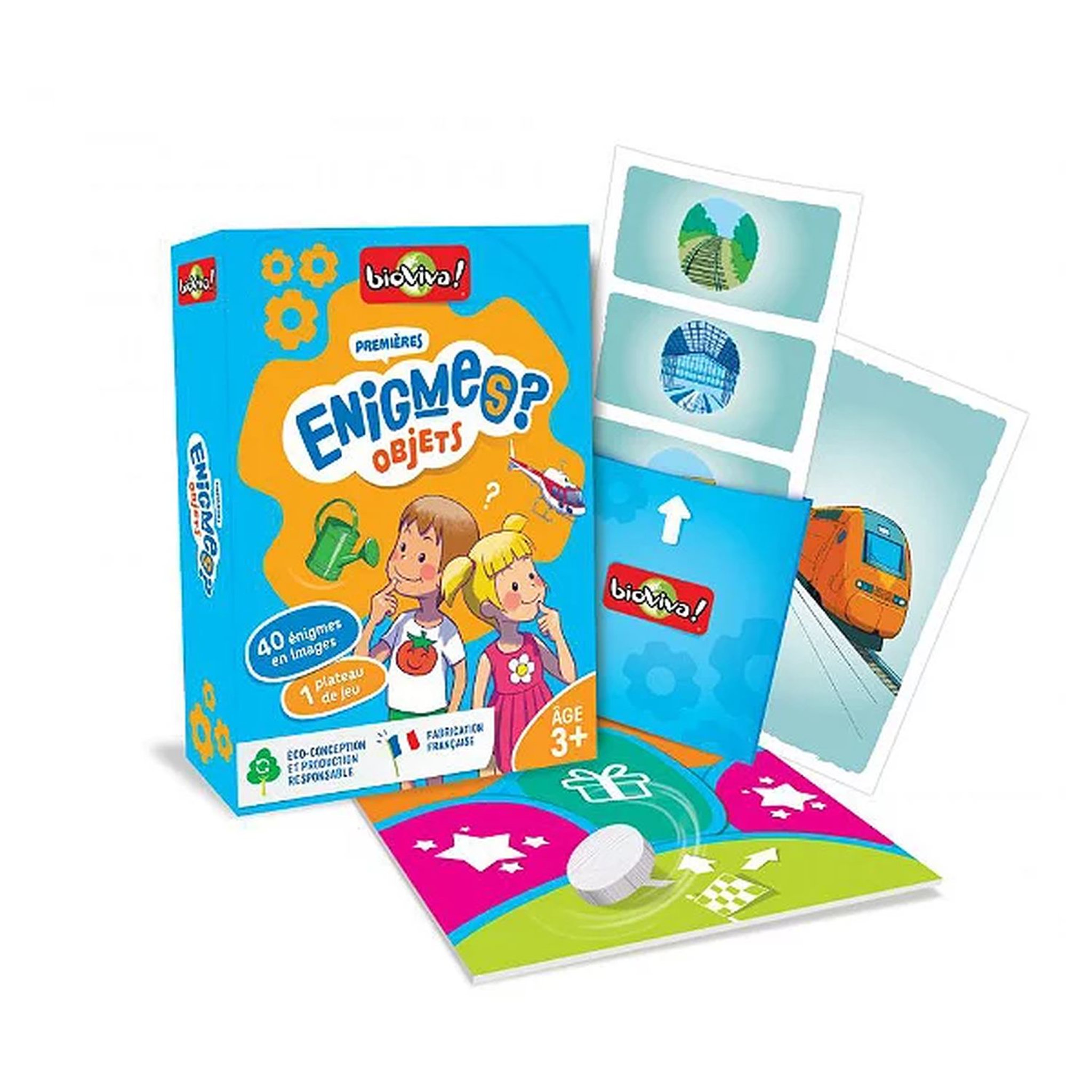 Voir la diapositive 2 : BIOVIVA Jeu Mes premières Enigmes - Objets