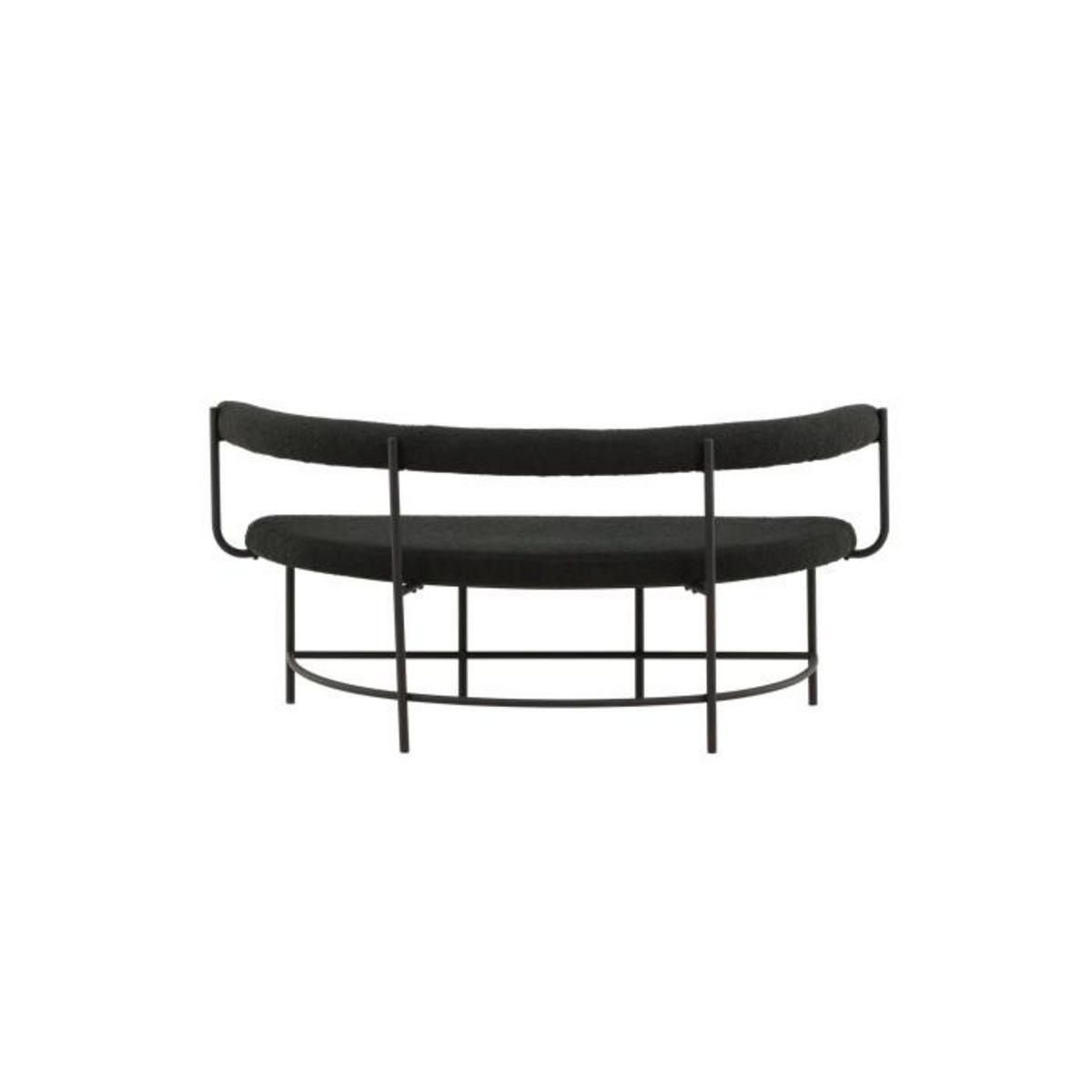 Paris Prix Banc Design Bouclé  Stallhagen X Josefin  165cm Noir