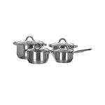 HELLO MAESTRO Ensemble de casseroles Maestro MR-2021 argent