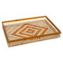 Voir la diapositive 2 : Paris Prix Lot de 2 Plateaux en Bambou  Hacienda  40cm Naturel