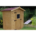 Habrita Abri de jardin bois - 1,83m² - EDEN 2