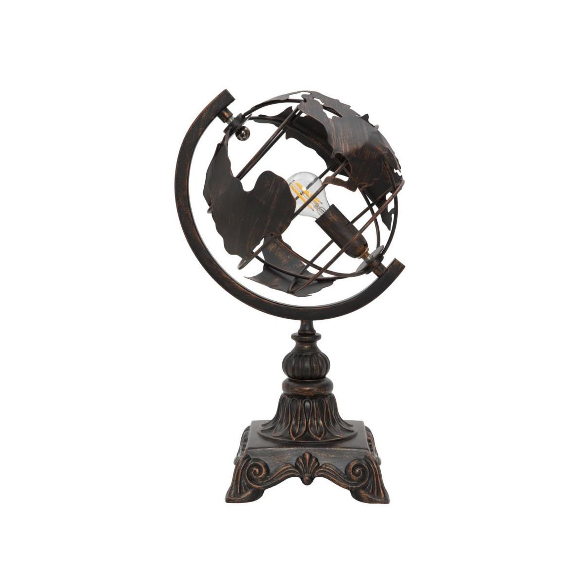 Paris Prix Lampe à poser en métal  world  40cm noir