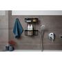 Voir la diapositive 5 : Wenko Etagère murale de douche indus Classic - L. 26 x H. 33 cm - Noir