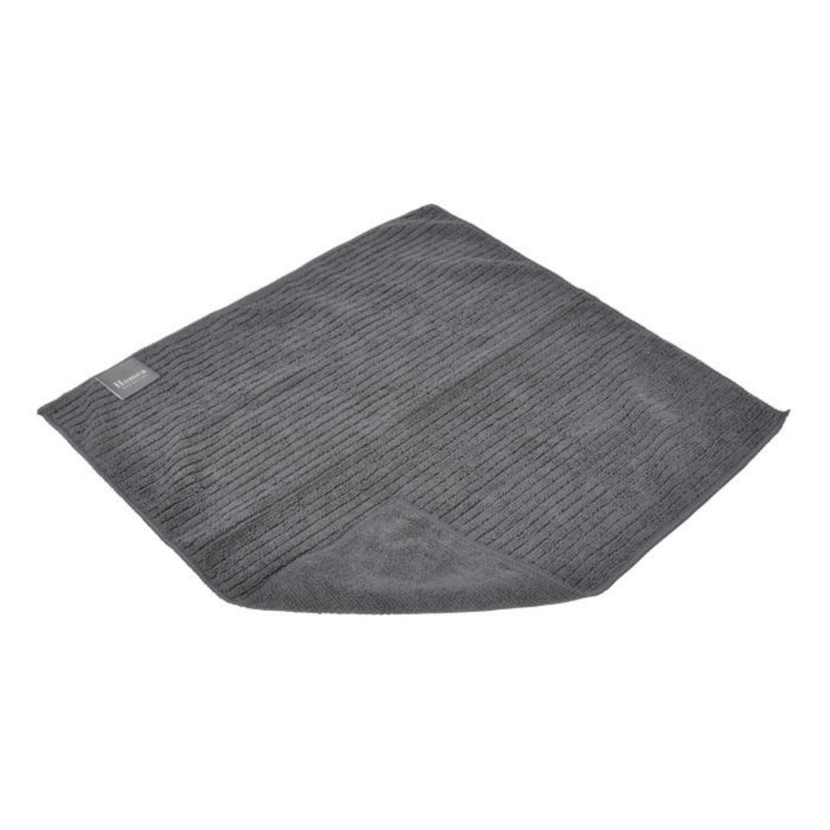 Paris Prix Serpillière Microfibre  Absorbante  50x60cm Anthracite