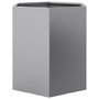 Voir la diapositive 4 : VIDAXL Jardiniere hexagone 46x40x45 cm acier galvanise