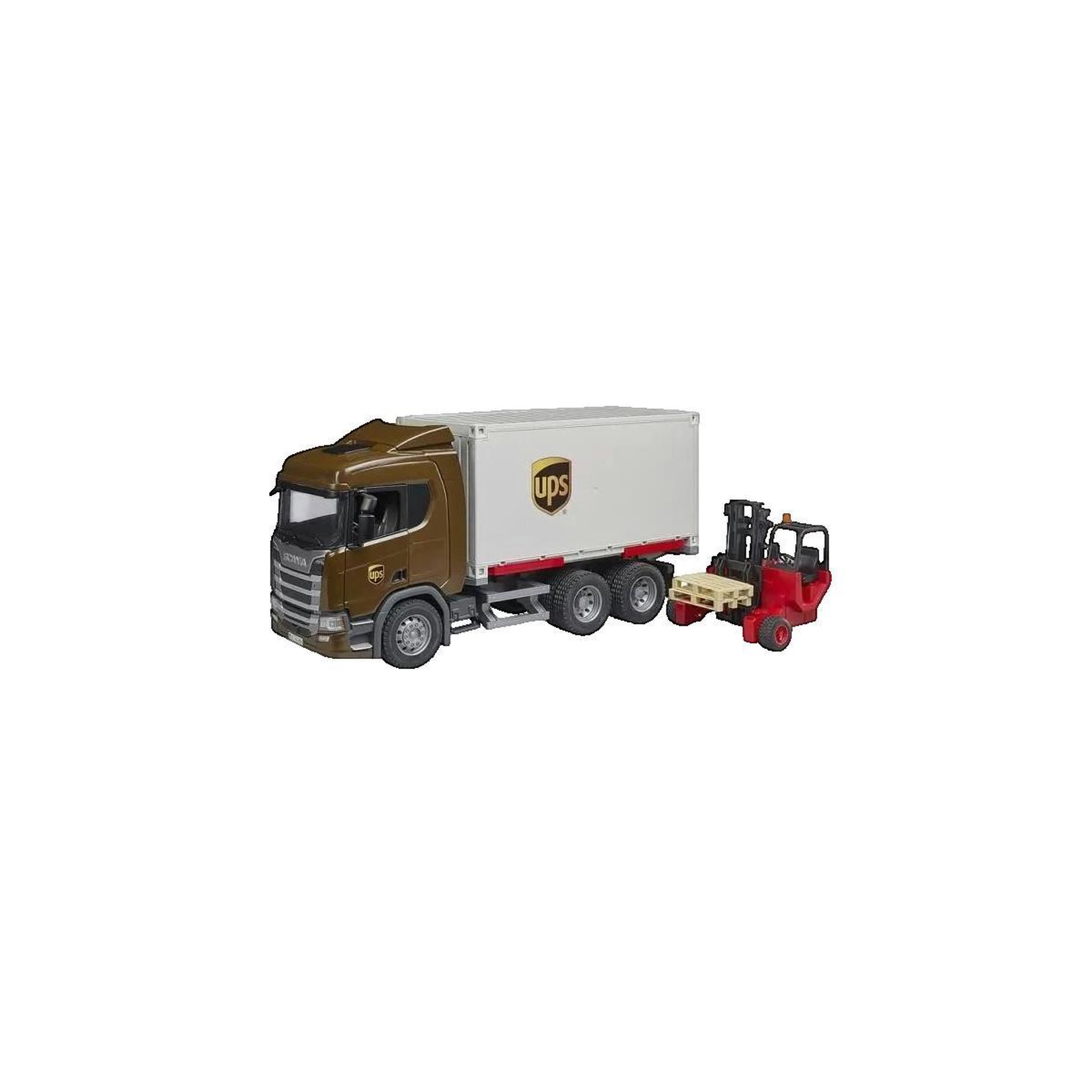 Bruder Camion de transport jouet Bruder Scania Super 560R UPS