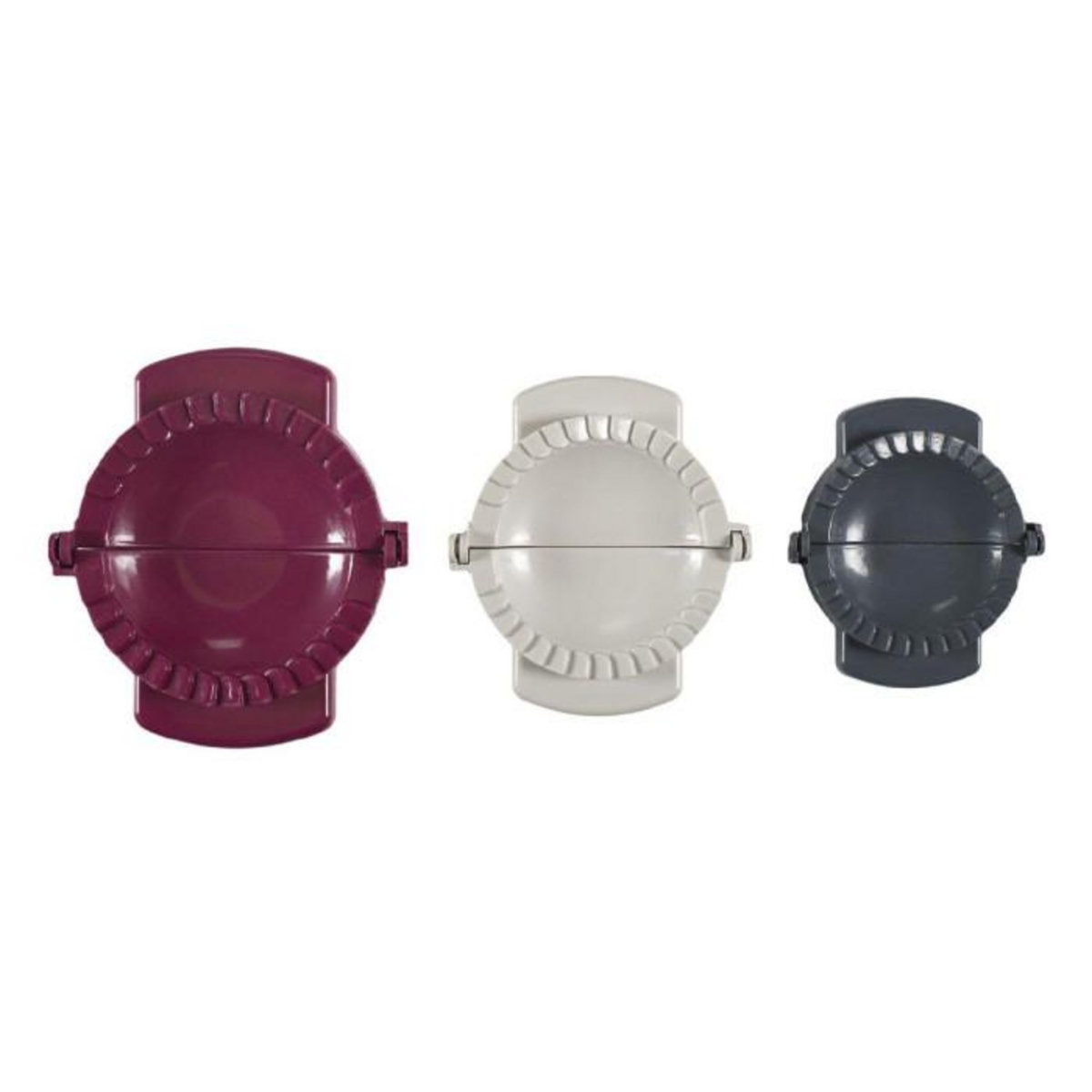 Paris Prix Lot de 3 Moules à Chaussons  Raviolis  10cm Multicolore