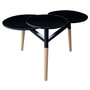 Voir la diapositive 1 : Paris Prix Table d'Appoint Design  Butler  86cm Noir