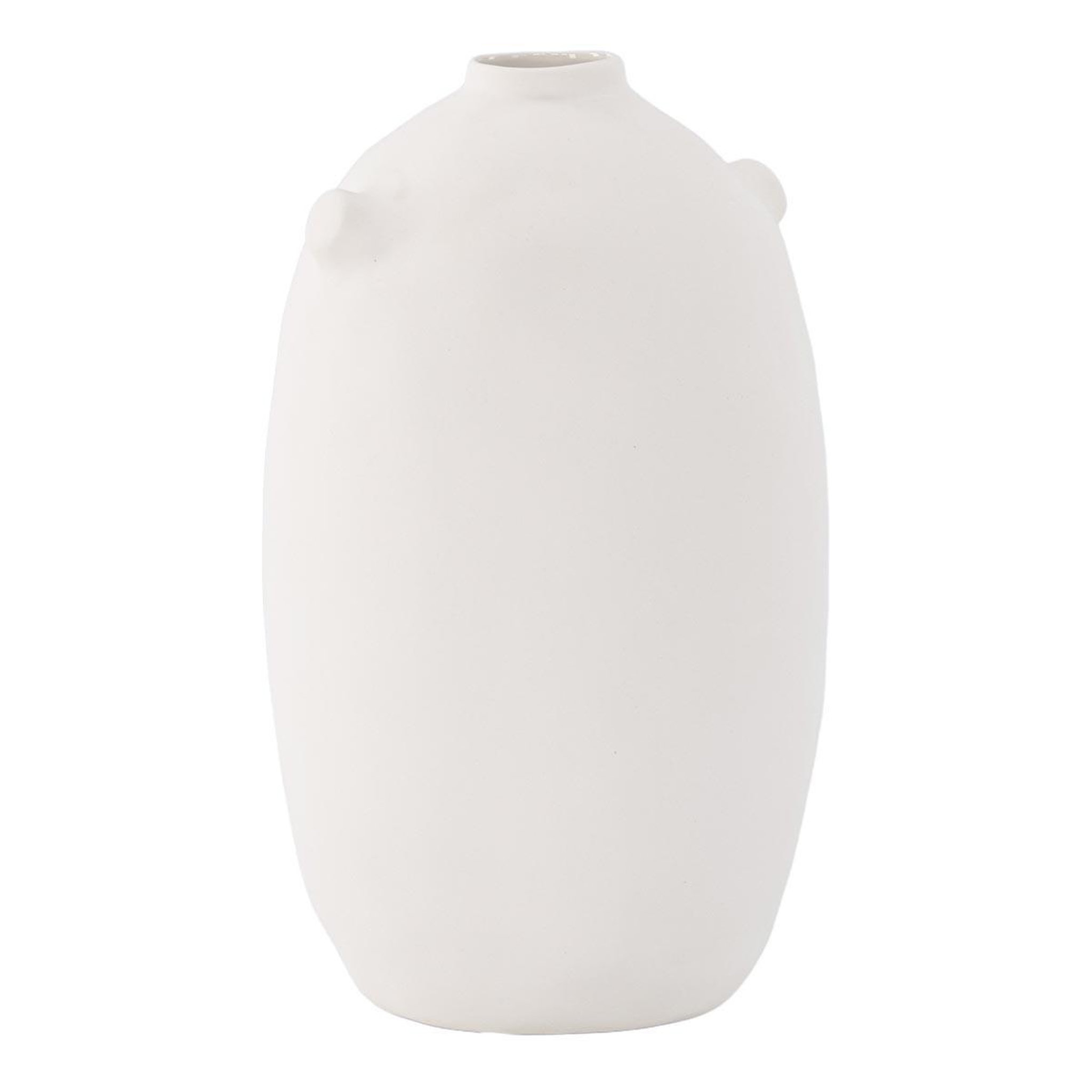 Paris Prix Vase déco en céramique  madi  28cm blanc cassé