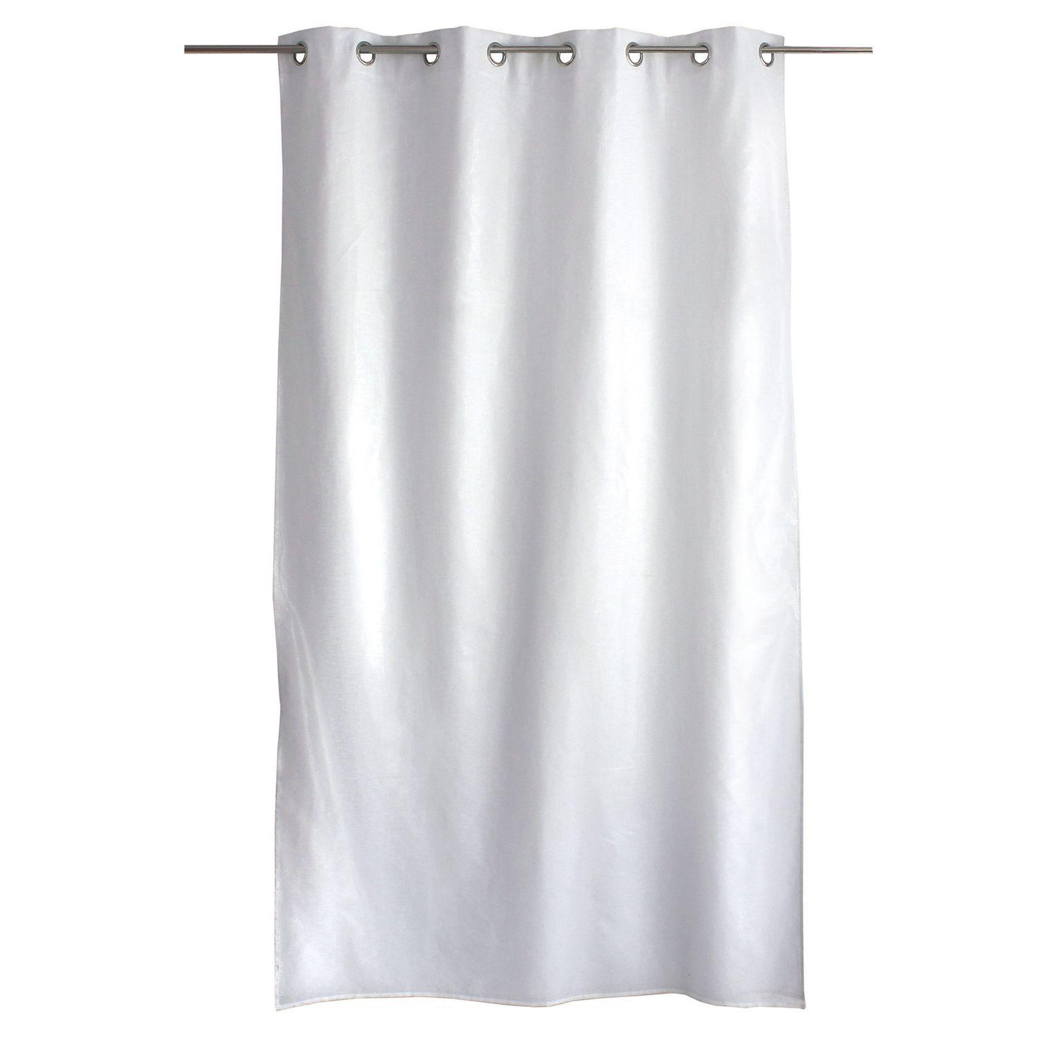 TOILINUX Voilage thermique isolant clea - 140 x 240 cm - blanc
