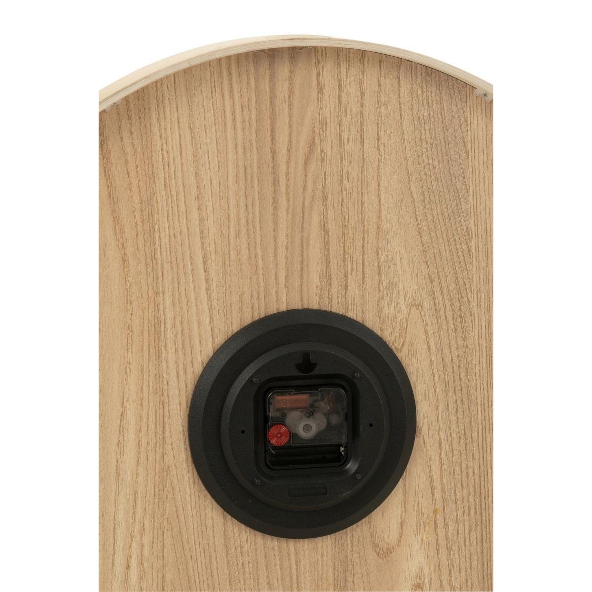 Voir la diapositive 3 : J-LINE Horloge Murale en Bois  Marion  53cm Naturel