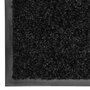 VIDAXL Paillasson lavable Noir 60x180 cm