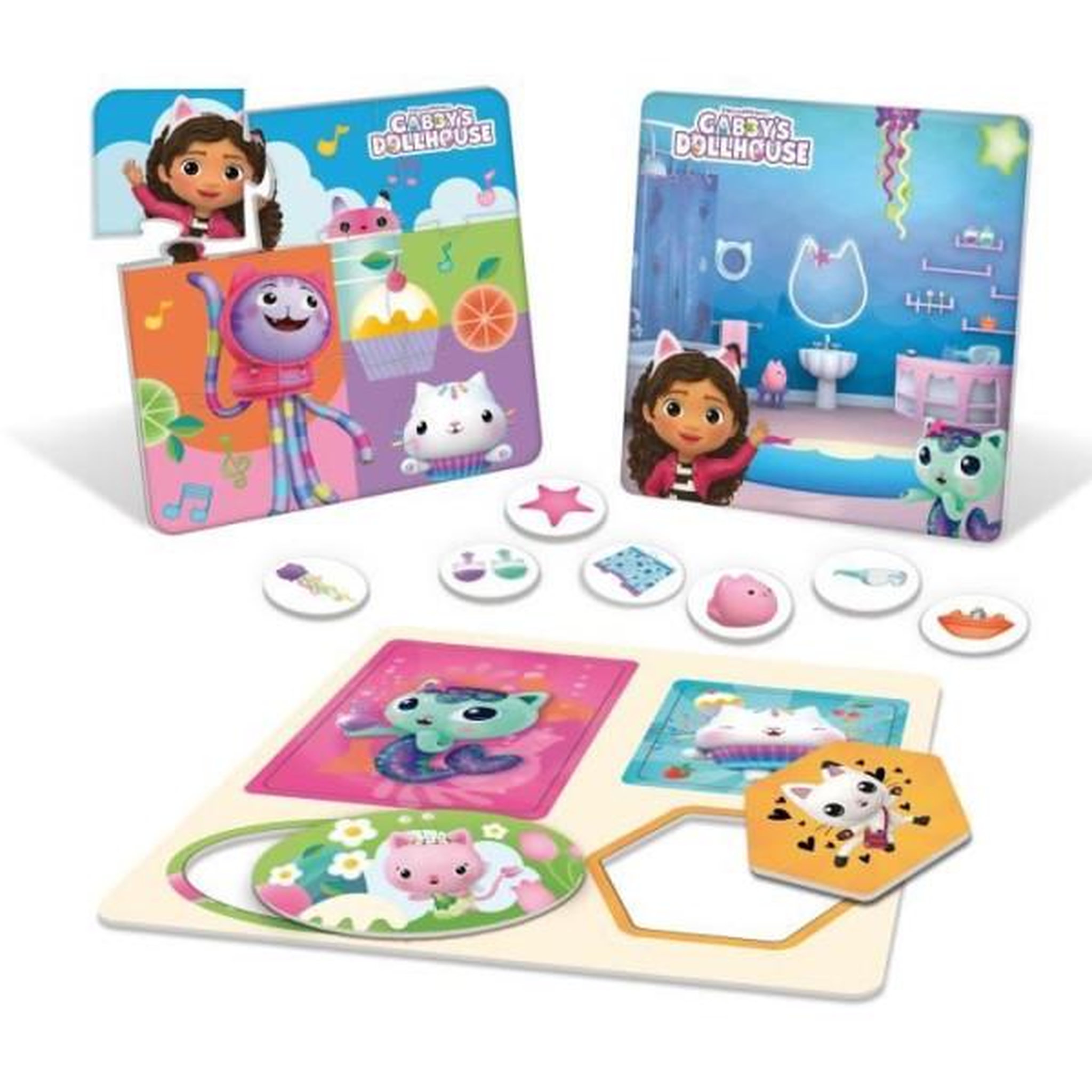 Voir la diapositive 5 : LISCIANI GIOCHI Collection éducative - LISCIANI - Gabby's Dollhouse - Jeux variés - Logique et imagination - Theme maison de poupée
