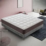 Voir la diapositive 1 : ILOVESLEEP Matelas Ressorts Ensachés 200x200 cm, HYBRID - Accueil Mémoire De Forme - Epaisseur 25 Cm