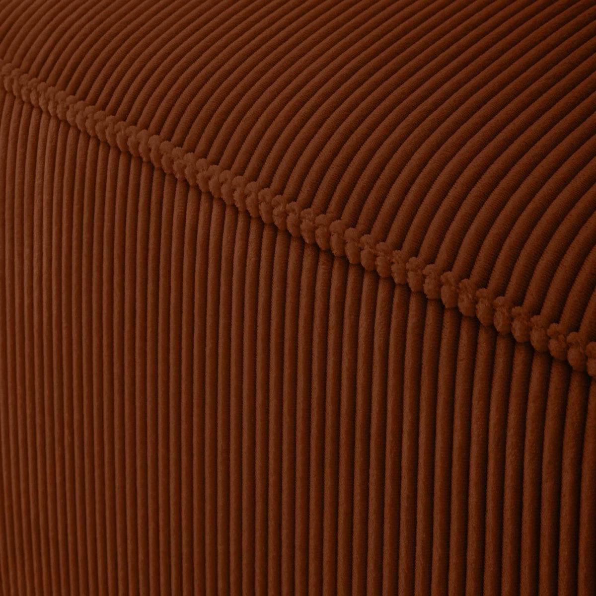 LISA DESIGN Arty - module d'assise gauche - en velours côtelé