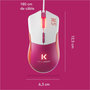 Voir la diapositive 5 : SKILLKORP Souris Gamer Filaire M5 MAGENTA Access