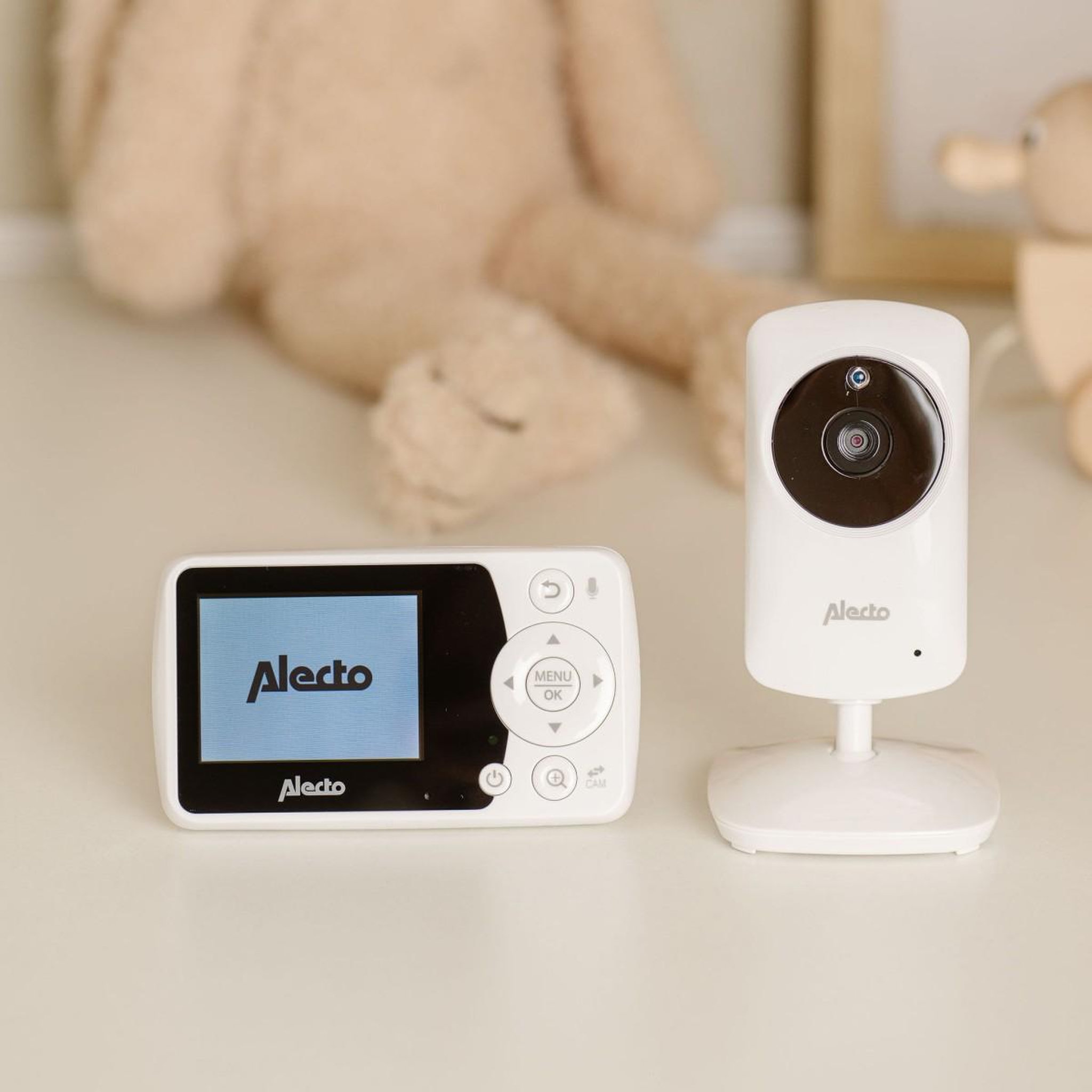 Voir la diapositive 2 : ALECTO Babyphone vidéo Caméra écran couleur 2,4 pouces Vision nocturne VOX Interphone Portée 50 m Alecto
