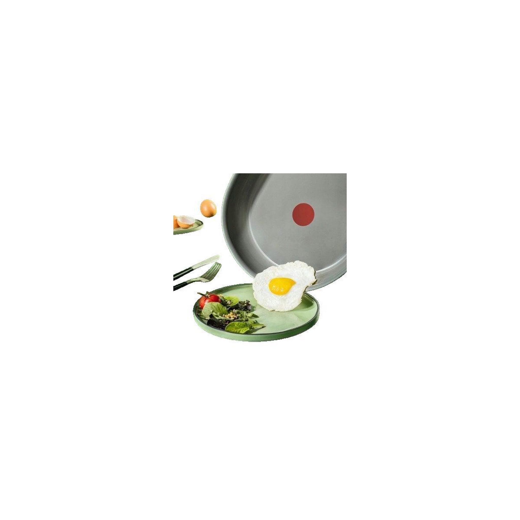 Voir la diapositive 3 : TEFAL Poêle Tefal Renewal 28 cm gris