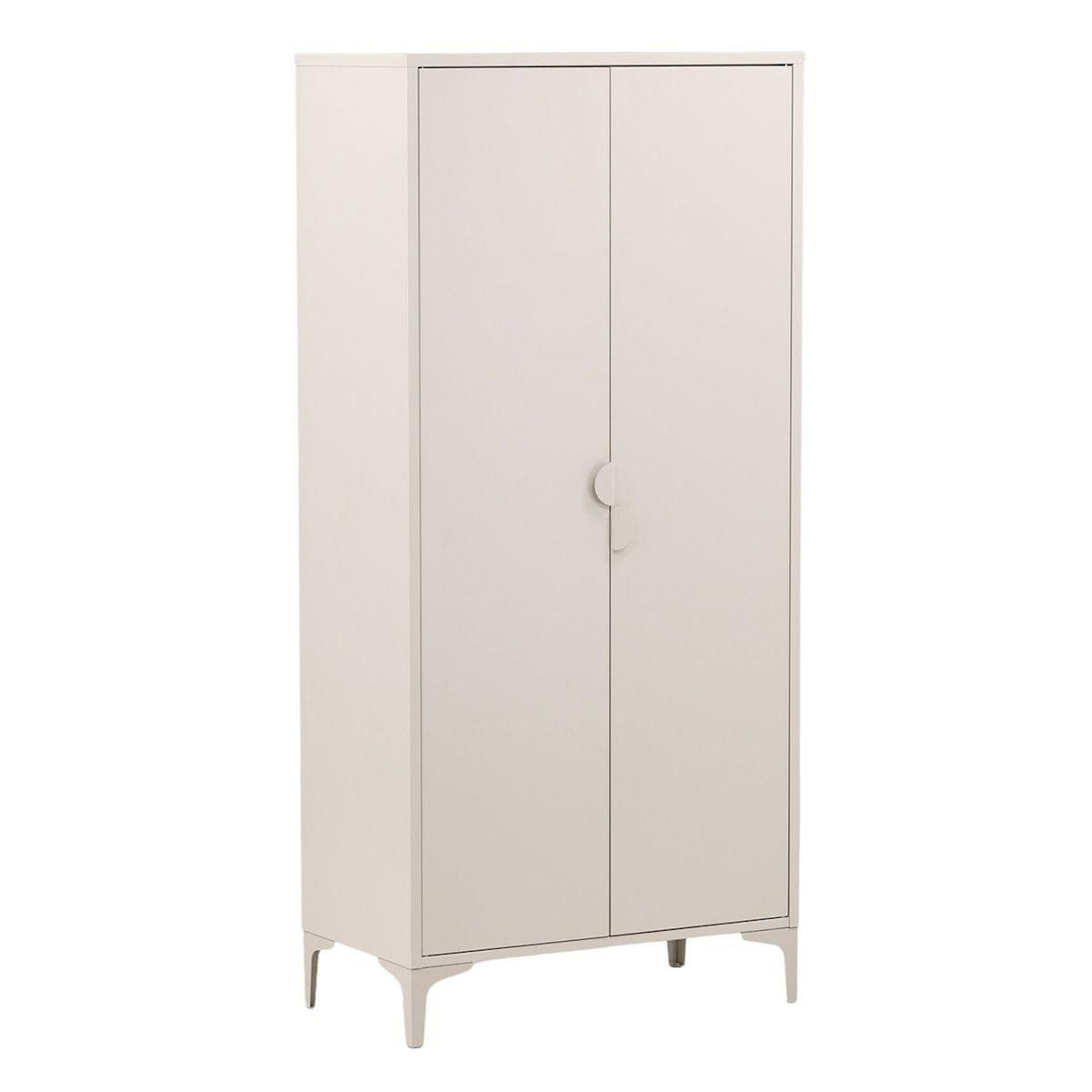 Paris Prix Armoire Design 2 Portes  Piring  85cm Beige