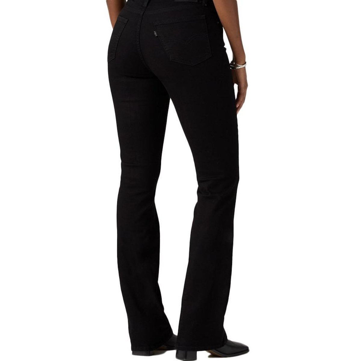 Levi's Jean 725 Noir Bootcut  Femme Levi's High Rise