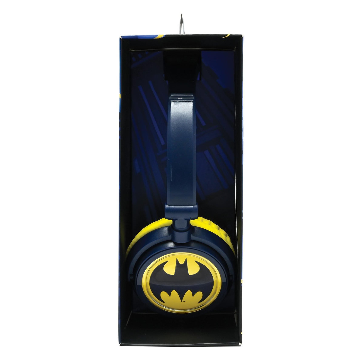 Lexibook Casque stéréo filaire pliable Batman avec limitation de volume d'écoute