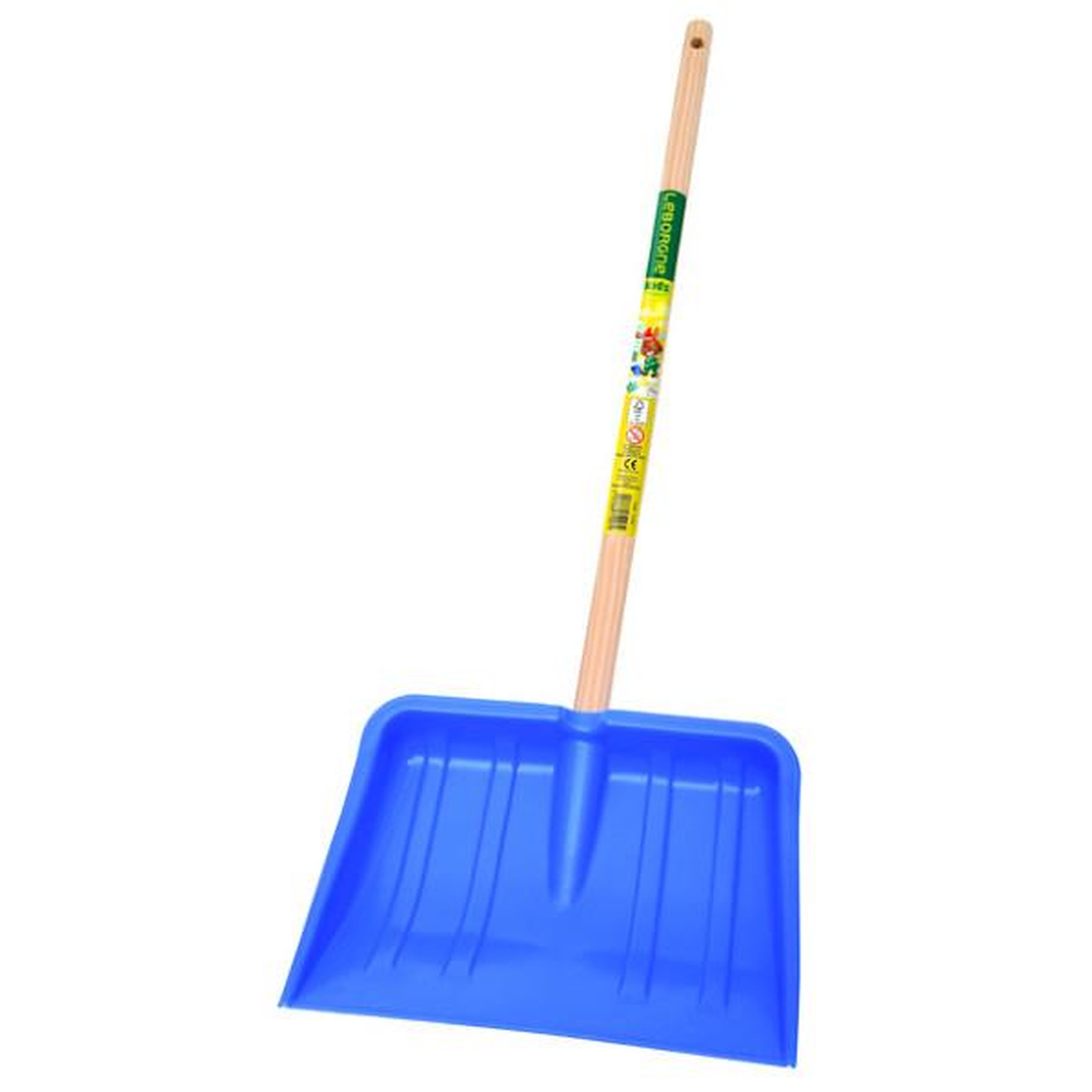 Leborgne Pelle Extra Large Plastique Enfant - manche bois certifié PEFC 100%