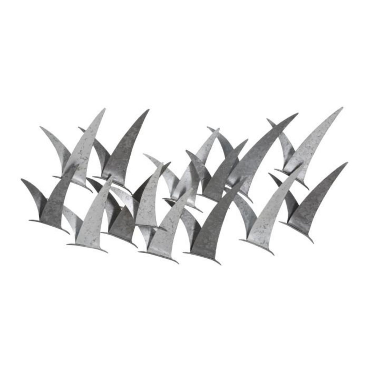 Paris Prix Décoration Murale en Métal  Gabbiani  93cm Gris