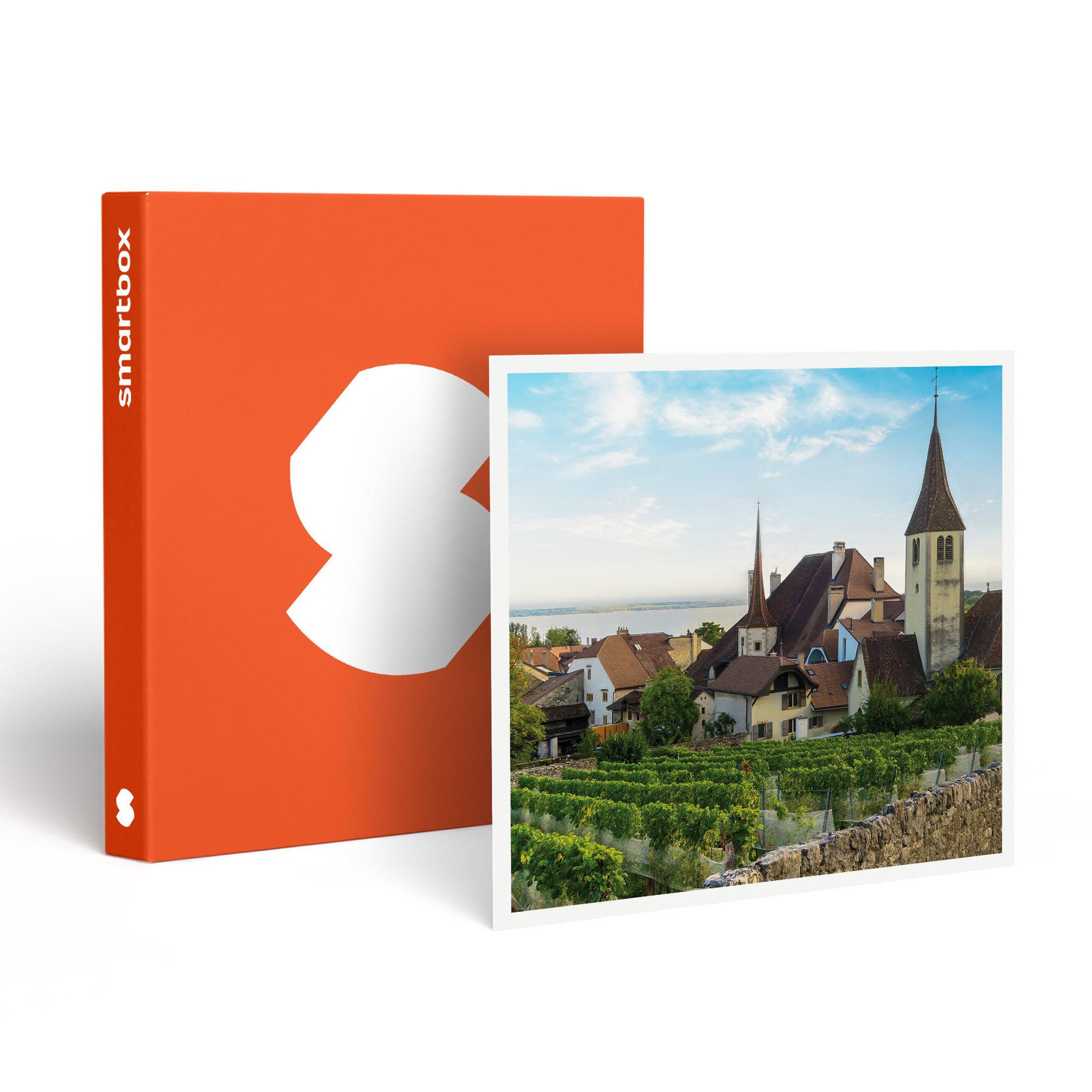 Smartbox Balade à vélo de 4h avec dégustation de vins au pays de neuchâtel - coffret cadeau sport & aventure