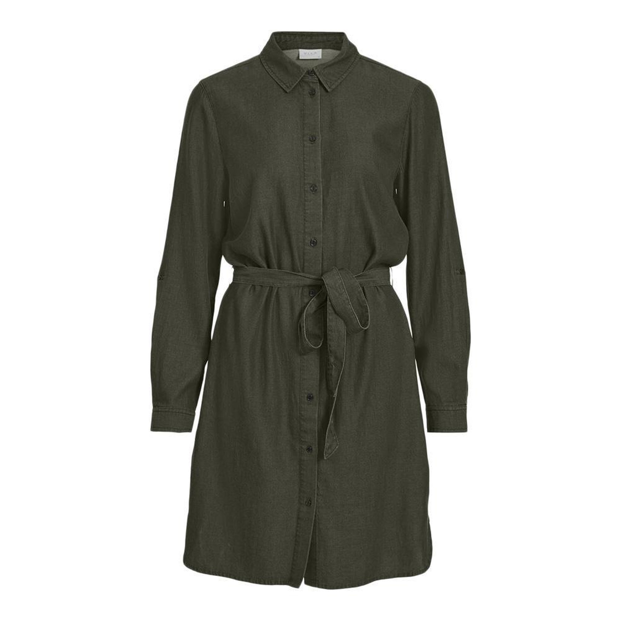 Vila Robe Kaki Femme Vila 14058166. Coloris disponibles : Vert