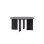 Voir la diapositive 3 : Paris Prix Table Basse Ronde Design  Askeron  80cm Noir