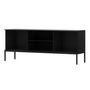 Voir la diapositive 4 : BEST MOBILIER Savanna - meuble tv - effet bois et noir - 150 cm
