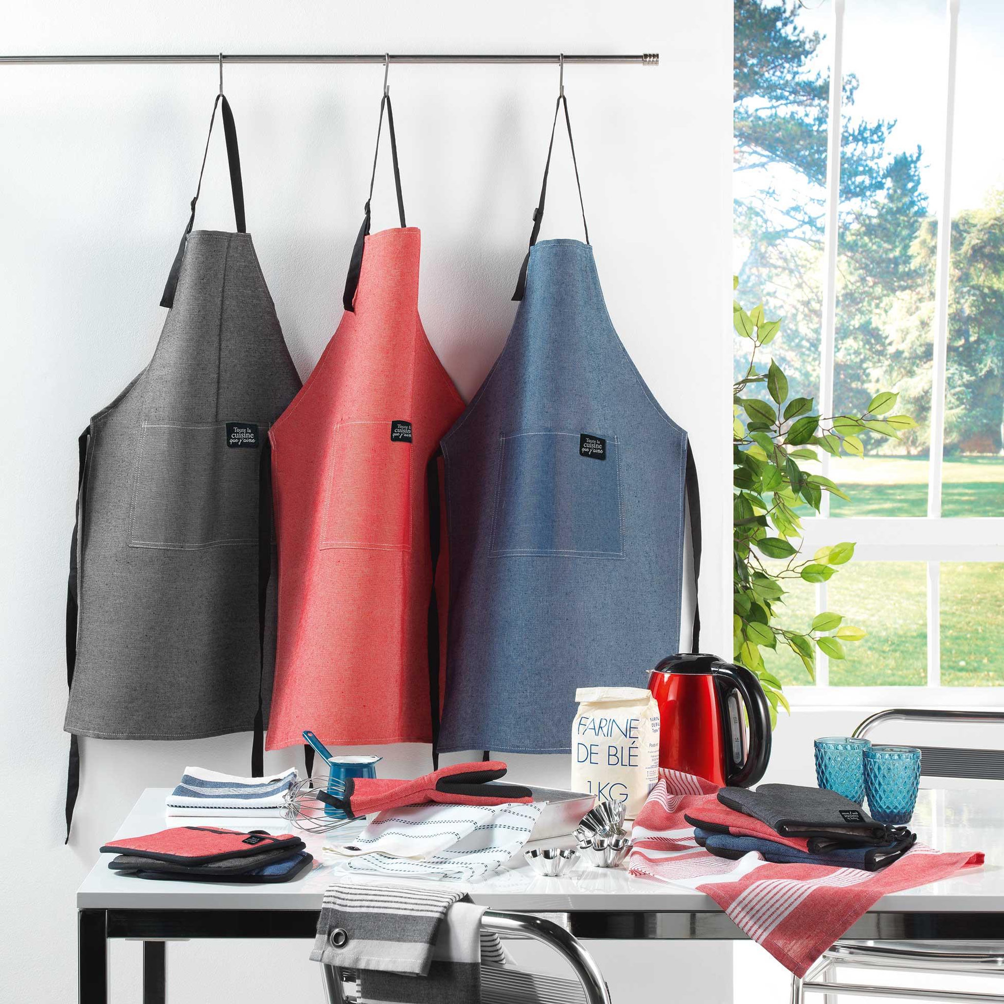 Voir la diapositive 3 : Eden Tablier avec poche j aime la cuisine