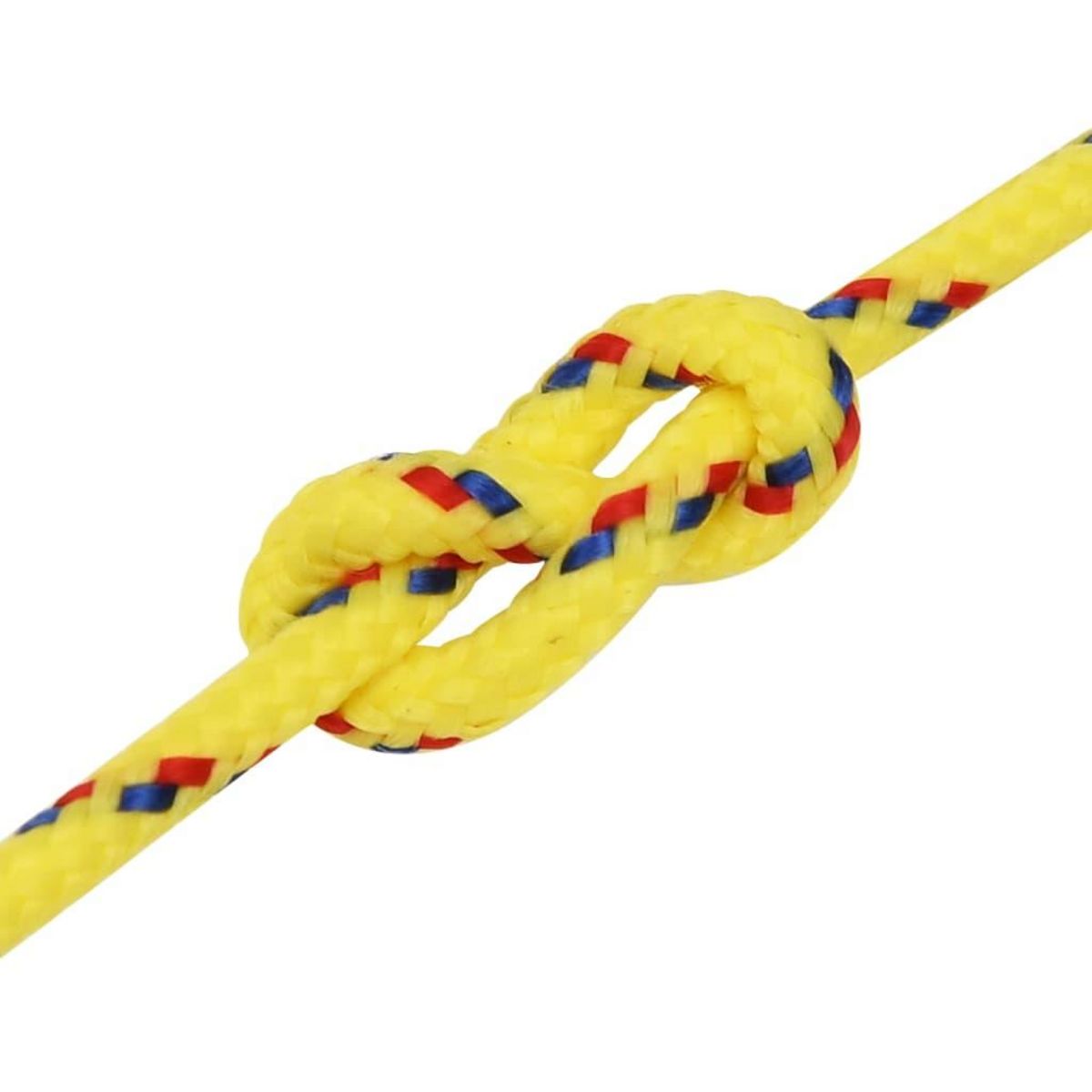 VIDAXL Corde de bateau Jaune 2 mm 500 m Polypropylene